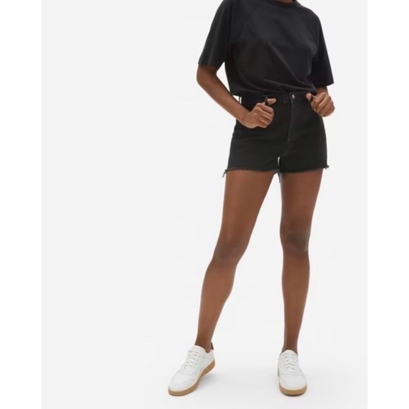 Everlane NEW The Cheeky‎ Denim Short in Washed Black 25 - Picture 3 of 8